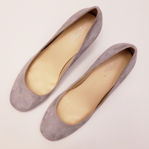 Liz Claiborne Gray Suede Pumps - Picture 4 of 7